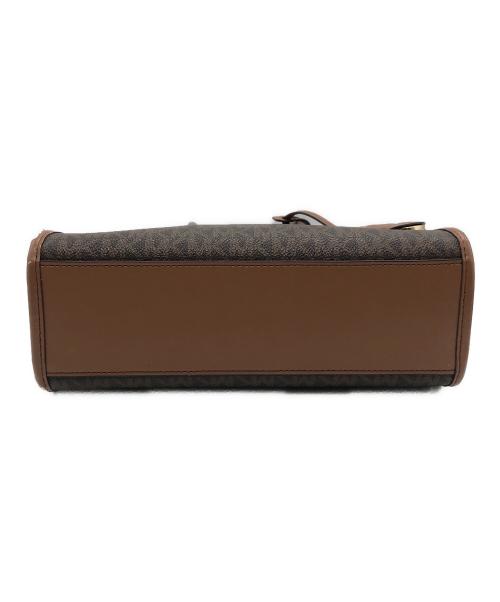 MICHAEL KORS（マイケル・コース）MICHAEL KORS (マイケルコース) MIRELLA SM SHOPPER TZ XBODY 2WAYバッグ ブラウンの古着・服飾アイテム