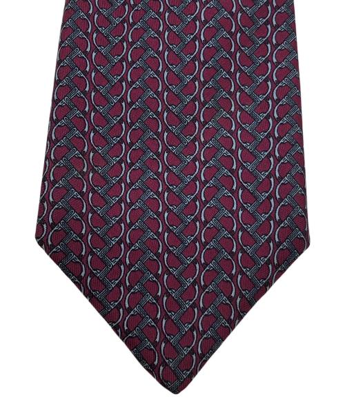 HERMES（エルメス）HERMES (エルメス) ネクタイ レッド サイズ:145㎝の古着・服飾アイテム