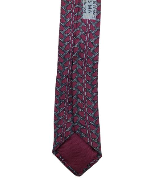 HERMES（エルメス）HERMES (エルメス) ネクタイ レッド サイズ:145㎝の古着・服飾アイテム
