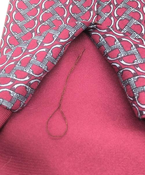 HERMES（エルメス）HERMES (エルメス) ネクタイ レッド サイズ:145㎝の古着・服飾アイテム