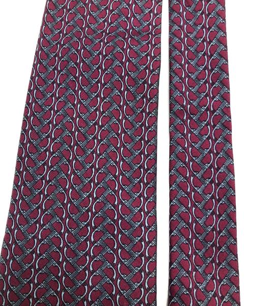 HERMES（エルメス）HERMES (エルメス) ネクタイ レッド サイズ:145㎝の古着・服飾アイテム