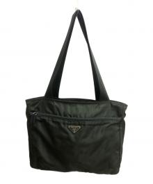 PRADA（プラダ）の古着「ナイロントートバッグ」｜グリーン