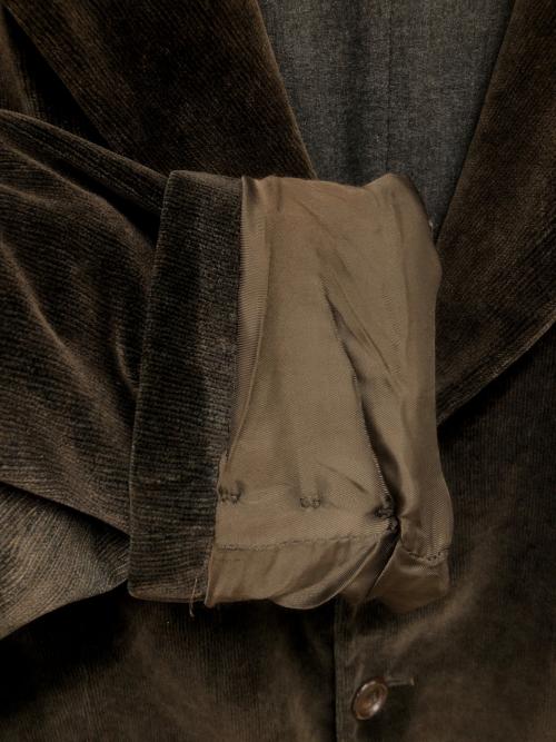 EMPORIO ARMANI（エンポリオアルマーニ）EMPORIO ARMANI (エンポリオアルマーニ) コーデュロイジャケット ブラウン サイズ:13号の古着・服飾アイテム