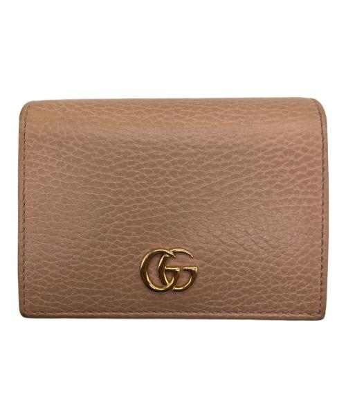 GUCCI（グッチ）GUCCI (グッチ) 2つ折り財布 ピンクの古着・服飾アイテム