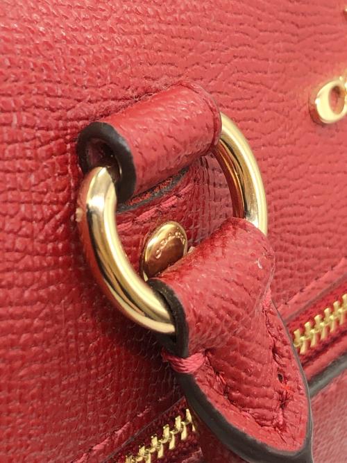COACH（コーチ）COACH (コーチ) ローアンサッチェル　2WAYショルダーバッグ レッドの古着・服飾アイテム