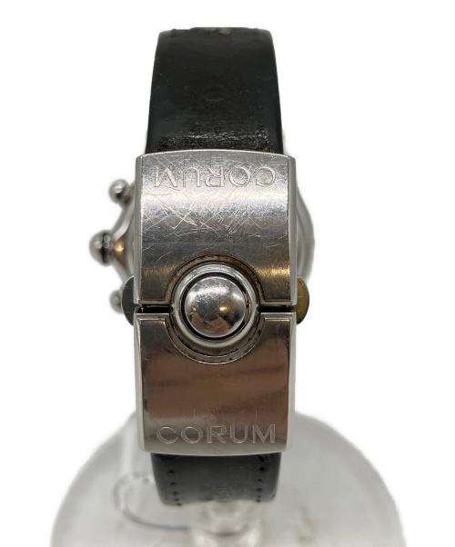 CORUM（コルム）CORUM (コルム) バブルデイトクロノグラフ 腕時計 ブラックの古着・服飾アイテム
