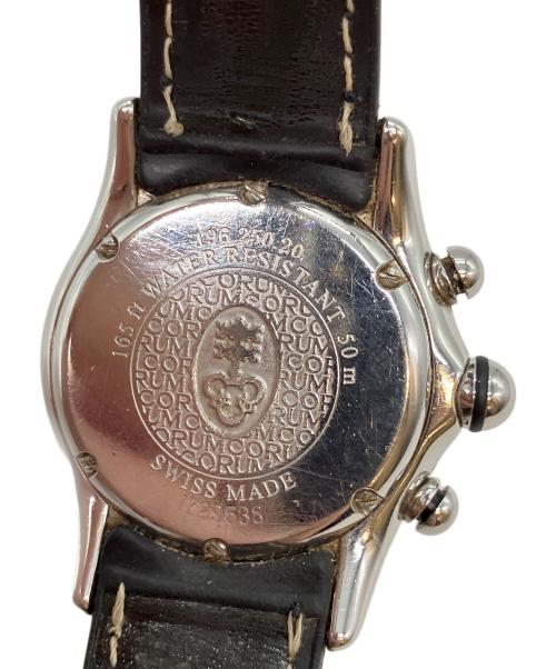 CORUM（コルム）CORUM (コルム) バブルデイトクロノグラフ 腕時計 ブラックの古着・服飾アイテム