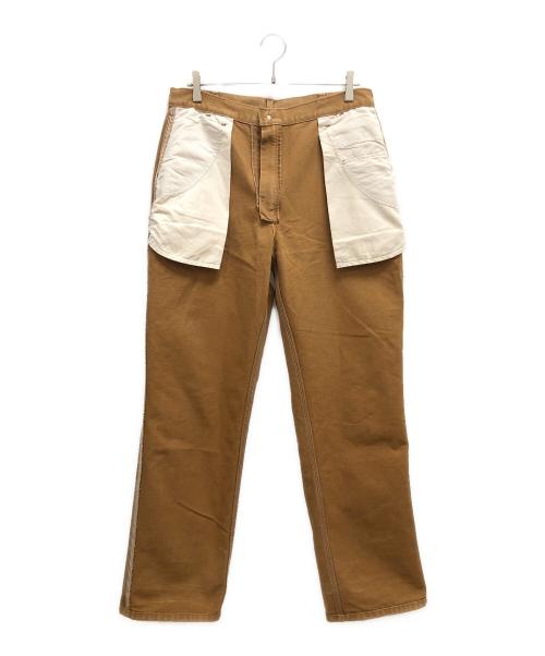 CarHartt（カーハート）CarHartt (カーハート) ウォッシュド ダック ペインターパンツ ブラウン サイズ:SIZE W34×L32の古着・服飾アイテム
