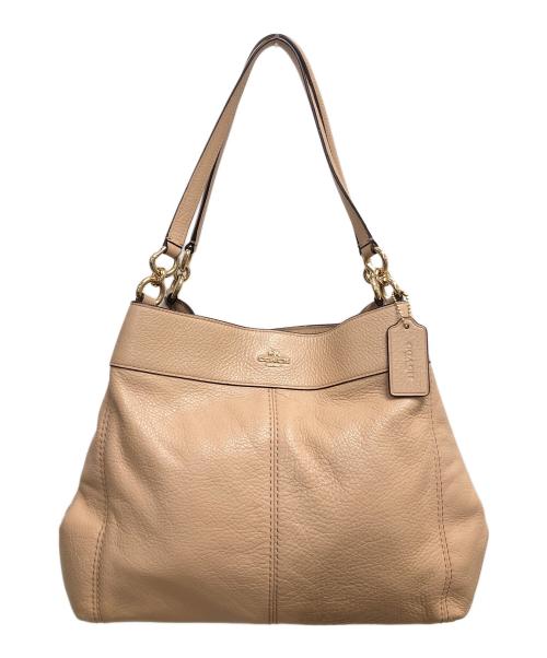 COACH（コーチ）COACH (コーチ) ショルダーバッグ ベージュの古着・服飾アイテム