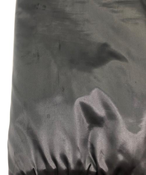 PAUL SMITH（ポールスミス）Paul Smith (ポールスミス) 本革切り替えブルゾン グレー×グリーン サイズ:SIZE Mの古着・服飾アイテム