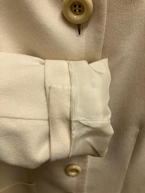 Christian Dior（クリスチャン ディオール）Christian Dior (クリスチャン ディオール) ヴィンテージノーカラージャケット アイボリー サイズ:SIZE Mの古着・服飾アイテム