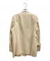 Christian Dior (クリスチャン ディオール) ヴィンテージノーカラージャケット アイボリー サイズ:SIZE M：8000円