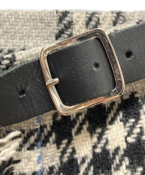 Burberry's（バーバリー）Burberry's (バーバリーズ) ラップスカート グレー×ブラック サイズ:SIZE 13の古着・服飾アイテム