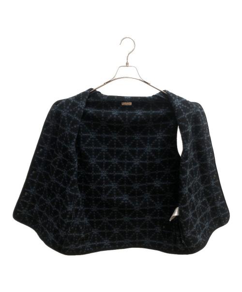KAPITAL（キャピタル）KAPITAL (キャピタル) 道着刺し子 ビーチ裏毛ベスト ブルー×ネイビー サイズ:SIZE XLの古着・服飾アイテム