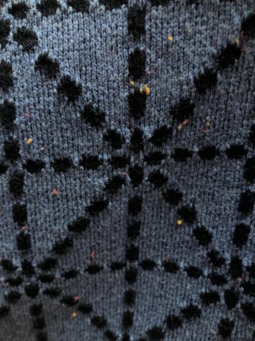 KAPITAL（キャピタル）KAPITAL (キャピタル) 道着刺し子 ビーチ裏毛ベスト ブルー×ネイビー サイズ:SIZE XLの古着・服飾アイテム