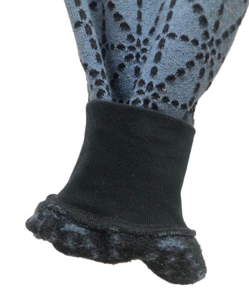 KAPITAL（キャピタル）KAPITAL (キャピタル) 道着刺し子　ビーチ裏毛スウェットパンツ ブルー×ネイビー サイズ:SIZE 4の古着・服飾アイテム