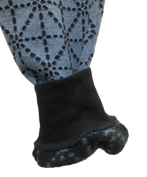 KAPITAL（キャピタル）KAPITAL (キャピタル) 道着刺し子　ビーチ裏毛スウェットパンツ ブルー×ネイビー サイズ:SIZE 4の古着・服飾アイテム