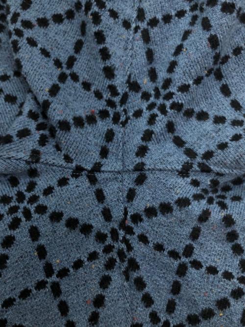 KAPITAL（キャピタル）KAPITAL (キャピタル) 道着刺し子　ビーチ裏毛スウェットパンツ ブルー×ネイビー サイズ:SIZE 4の古着・服飾アイテム