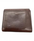 MARGARET HOWELLマーガレットハウエル）の古着「idea 2つ折り財布」｜ブラウン