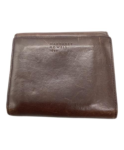 MARGARET HOWELL（マーガレットハウエル）MARGARET HOWELL (マーガレットハウエル) idea 2つ折り財布 ブラウンの古着・服飾アイテム