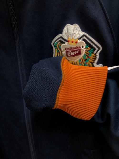 Onitsuka Tiger（オニツカタイガー）Onitsuka Tiger (オニツカタイガー) ジャージ ネイビー×オレンジ サイズ:SIZE Mの古着・服飾アイテム