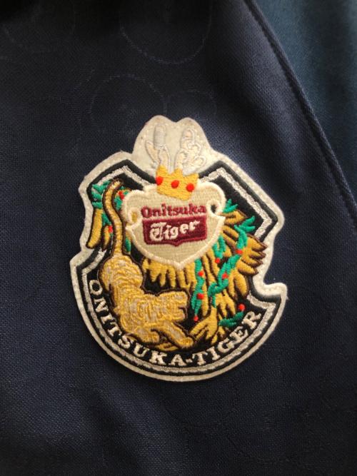 Onitsuka Tiger（オニツカタイガー）Onitsuka Tiger (オニツカタイガー) ジャージ ネイビー×オレンジ サイズ:SIZE Mの古着・服飾アイテム