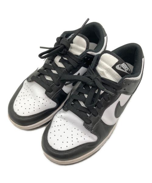 NIKE（ナイキ）NIKE (ナイキ) WMNS DUNK LOW ローカットスニーカー ホワイト×ブラック サイズ:SIZE 24.5cmの古着・服飾アイテム