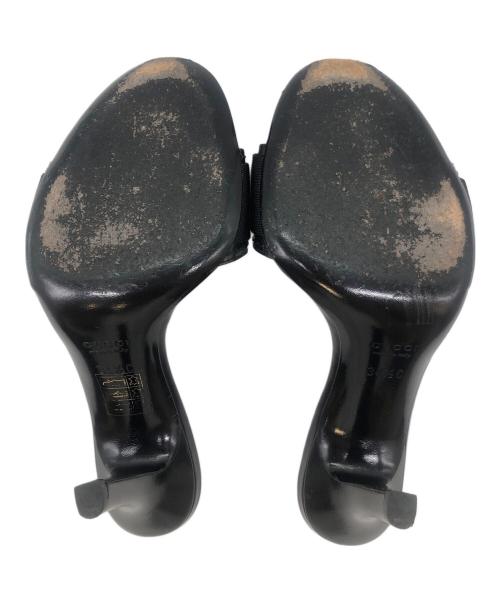 GUCCI（グッチ）GUCCI (グッチ) ミュールサンダル ブラック サイズ:SIZE 34 1/2の古着・服飾アイテム