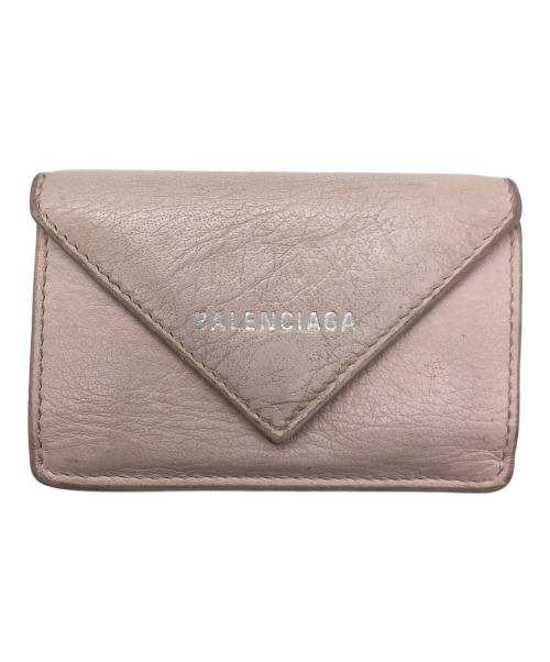 BALENCIAGA（バレンシアガ）BALENCIAGA (バレンシアガ) 3つ折り財布 ピンクの古着・服飾アイテム