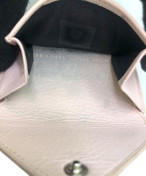 BALENCIAGA（バレンシアガ）BALENCIAGA (バレンシアガ) 3つ折り財布 ピンクの古着・服飾アイテム