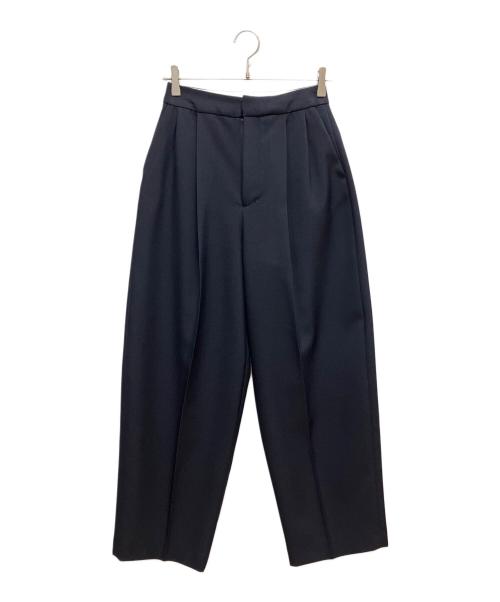 IIROT（イロット）IIROT (イロット) Twill tuck Trousers（ツイルタックトラウザー） ネイビー サイズ:SIZE 36の古着・服飾アイテム