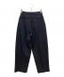 IIROT (イロット) Twill tuck Trousers（ツイルタックトラウザー） ネイビー サイズ:SIZE 36：10000円