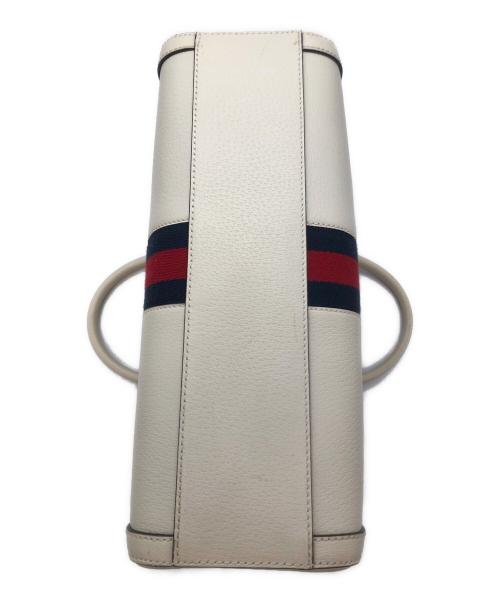 GUCCI（グッチ）GUCCI (グッチ) オフィディア シェリーライン 2WAYバッグ ホワイトの古着・服飾アイテム