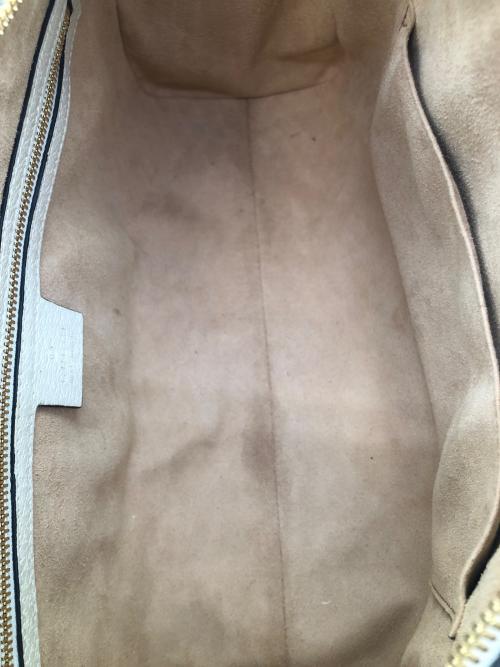 GUCCI（グッチ）GUCCI (グッチ) オフィディア シェリーライン 2WAYバッグ ホワイトの古着・服飾アイテム