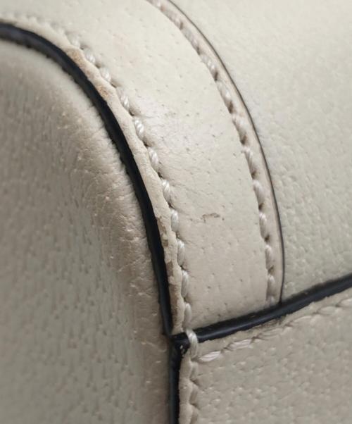 GUCCI（グッチ）GUCCI (グッチ) オフィディア シェリーライン 2WAYバッグ ホワイトの古着・服飾アイテム