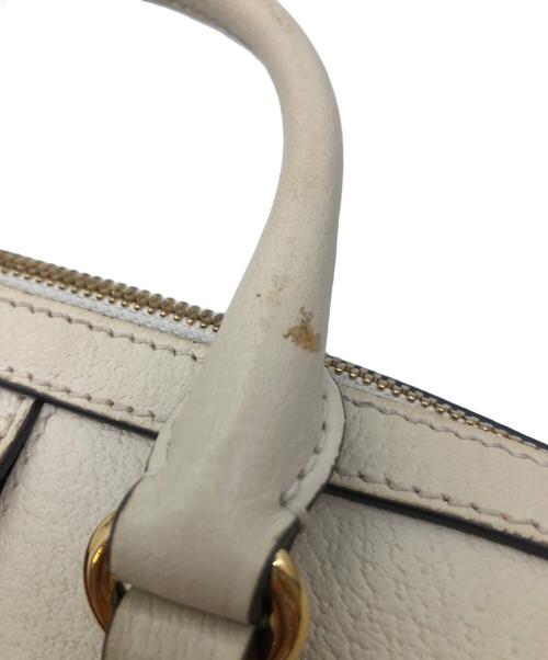 GUCCI（グッチ）GUCCI (グッチ) オフィディア シェリーライン 2WAYバッグ ホワイトの古着・服飾アイテム