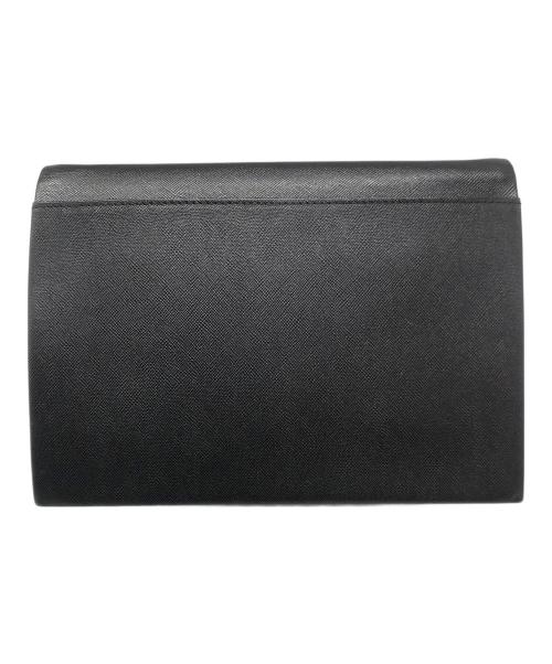 Yves Saint Laurent（イヴサンローラン）Yves Saint Laurent (イヴサンローラン) クラッチバッグ ブラックの古着・服飾アイテム