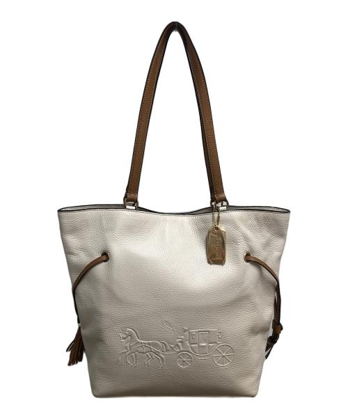 COACH（コーチ）COACH (コーチ) アンディ トート トートバッグ アイボリーの古着・服飾アイテム