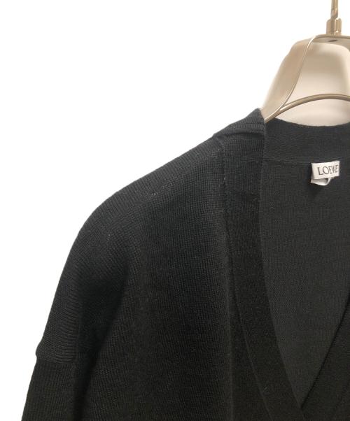 LOEWE（ロエベ）LOEWE (ロエベ) ニットカーディガン ブラック サイズ:SIZE M 未使用品の古着・服飾アイテム