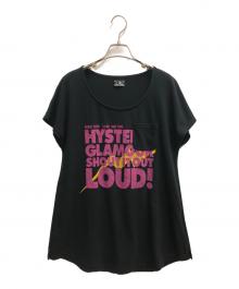 Hysteric Glamour（ヒステリックグラマー）の古着「半袖カットソー」｜ブラック