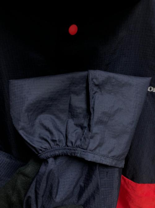 Patagonia（パタゴニア）Patagonia (パタゴニア) フーディニ プルオーバー ナイロンジャケット ネイビー×レッド サイズ:SIZE Sの古着・服飾アイテム