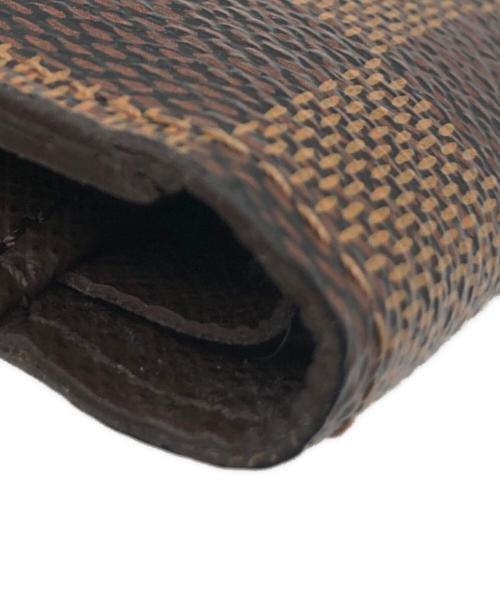 LOUIS VUITTON（ルイ ヴィトン）LOUIS VUITTON (ルイ ヴィトン) ダミエ ポルトフォイユ ミュルティプル 2つ折り財布 ブラウンの古着・服飾アイテム