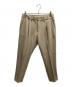 hummel（ヒュンメル）の古着「テーパードパンツ　スラックス」｜ベージュ