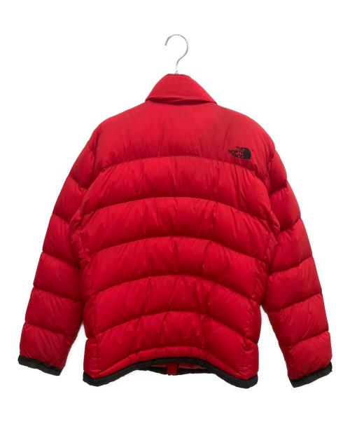 THE NORTH FACE（ザ ノース フェイス）THE NORTH FACE (ザ ノース フェイス) ACONCAGUA（アコンカグア）　ダウンジャケット レッド×ブラック サイズ:SIZE Lの古着・服飾アイテム