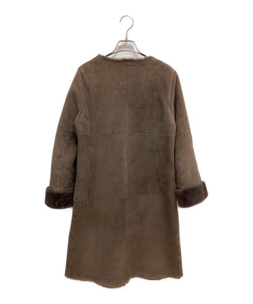 BALLSEY（ボールジィ）BALLSEY (ボールジィ) ロングコート ブラウン サイズ:SIZE 38の古着・服飾アイテム