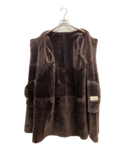 BALLSEY（ボールジィ）BALLSEY (ボールジィ) ロングコート ブラウン サイズ:SIZE 38の古着・服飾アイテム