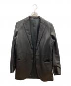 TOMORROW LANDトゥモローランド）の古着「レザージャケット」｜ブラック