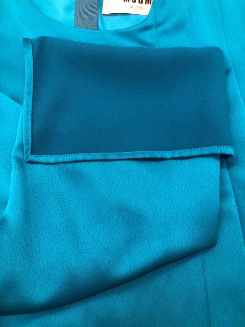 MSGM（エムエスジーエム）MSGM (エムエスジーエム) チュニックブラウス ブルー サイズ:SIZE 38の古着・服飾アイテム