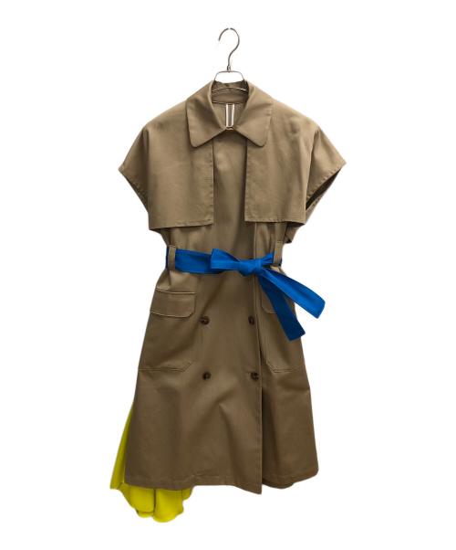 MSGM（エムエスジーエム）MSGM (エムエスジーエム) トレンチコート ベージュ サイズ:SIZE 40の古着・服飾アイテム