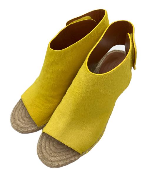 CELINE（セリーヌ）CELINE (セリーヌ) サンダル イエロー サイズ:SIZE 38の古着・服飾アイテム
